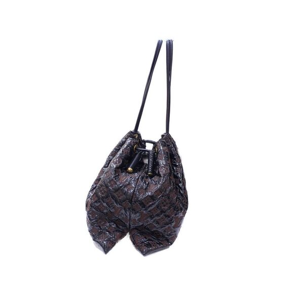 Louis Vuitton Brown Vinyl Monogram Squishy Inventeur Black - Picture 2 of 14